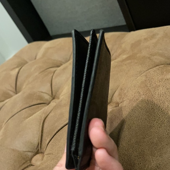 COACH MENS WALLET BLACK CC CANVAS - Picture 14 of 14